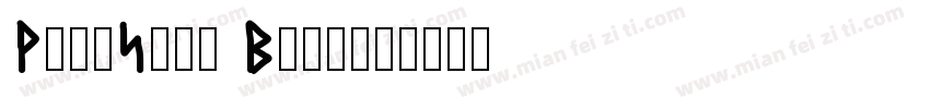 WotoSams Bold字体转换